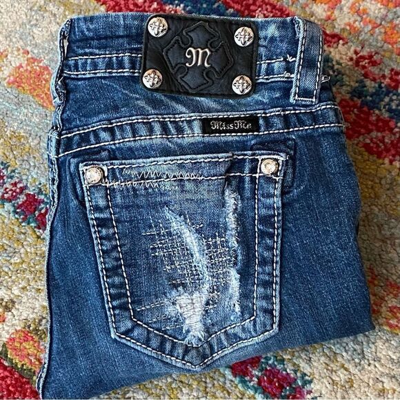 Miss Me Denim - Miss Me Rhinestone Bootcut Jeans